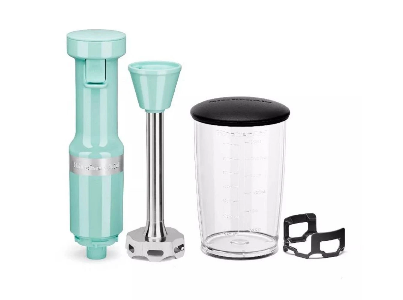 KitchenAid Variable Speed Corded Hand Blender | Aqua Sky 4 KitchenAid Variable Speed Corded Hand Blender | Aqua Sky - Image 2