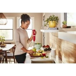 KitchenAid Variable Speed Corded Hand Blender | Passion Red -KitchenAid Sales khbv53pa passion red variable speed immersion blender
