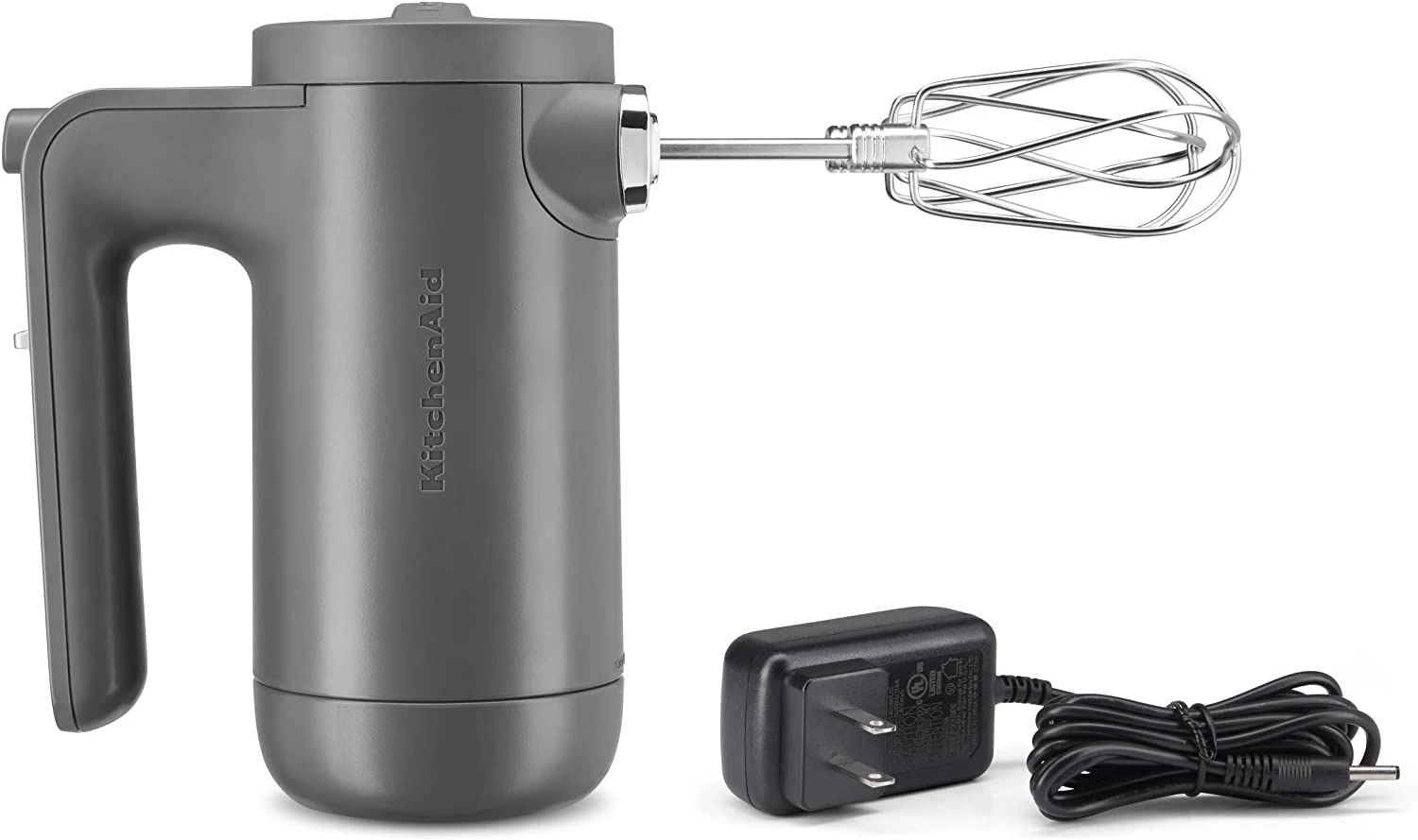 KitchenAid 7-Speed Cordless Hand Mixer | Matte Charcoal Grey - Image 2