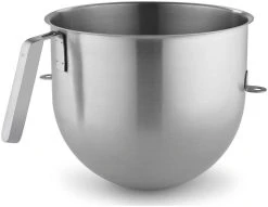 KitchenAid Commercial 8-Quart Stainless Steel Bowl W/J Hook Handle | Fits 8-Quart KitchenAid Bowl-Lift Stand Mixers