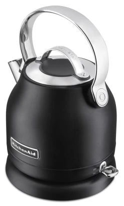 KitchenAid 1.25L Electric Kettle | Black Matte -KitchenAid Sales kitchenaid electric tea kettle in matte black 1