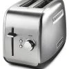 KitchenAid 2-Slice Toaster With Manual Lift Lever | Brushed Stainless Steel -KitchenAid Sales kmt2115sx kitchenaid 2 slice toaster brushed stainless steel 1