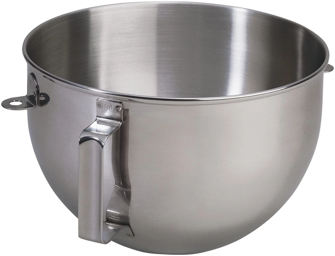 KitchenAid 5-Quart Polished Stainless Steel Bowl W/Handle - Wide Bowl | Fits 5-Quart, 6-Quart & 7-Quart KitchenAid Bowl-Lift Stand Mixers 3 KitchenAid 5-Quart Polished Stainless Steel Bowl W/Handle - Wide Bowl | Fits 5-Quart, 6-Quart & 7-Quart KitchenAid Bowl-Lift Stand Mixers