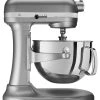 KitchenAid 6-Quart Pro 600 Bowl-Lift Stand Mixer | Silver -KitchenAid Sales kp26m1xsl kitchenaid silver pro 6 mixer