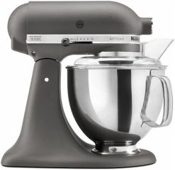 KitchenAid 5-Quart Artisan Tilt-Head Stand Mixer | Imperial Gray -KitchenAid Sales ksm150psgr side popup