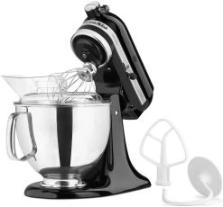 KitchenAid 5-Quart Artisan Tilt-Head Stand Mixer | Onyx Black -KitchenAid Sales ksm150psob kitchenaid artisan mixer onyx black popup