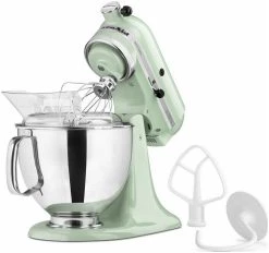 KitchenAid 5-Quart Artisan Tilt-Head Stand Mixer | Pistachio Green -KitchenAid Sales ksm150pspt artisan mixer popup
