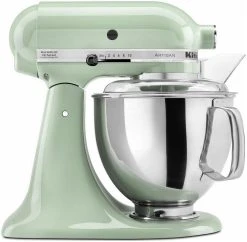KitchenAid 5-Quart Artisan Tilt-Head Stand Mixer | Pistachio Green -KitchenAid Sales ksm150pspt kitchenaid side popup