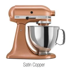 KitchenAid 5-Quart Artisan Custom Metallic Series Tilt-Head Stand Mixer | Multiple Colors Available -KitchenAid Sales ksm152pscp 1