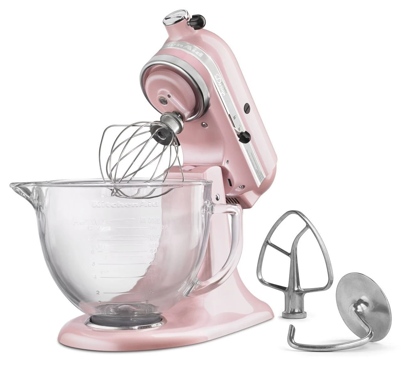 KitchenAid 5-Quart Artisan Design Series Tilt-Head Stand Mixer | Silk Pink - Image 2
