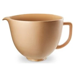 KitchenAid 5-Quart Fired Clay Patterned Ceramic Bowl | Fits 4.5-Quart & 5-Quart KitchenAid Tilt-Head Stand Mixers -KitchenAid Sales ksm2cb5pfc 3