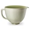 KitchenAid 5-Quart Sage Leaf Patterned Ceramic Bowl | Fits 4.5-Quart & 5-Quart KitchenAid Tilt-Head Stand Mixers -KitchenAid Sales ksm2cb5psl 1