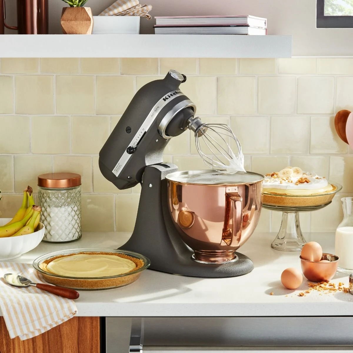 KitchenAid 5-Quart Radiant Copper Stainless Steel Metallic Bowl + Flex Edge Beater | Fits 4.5-Quart & 5-Quart KitchenAid Tilt-Head Stand Mixers 9 KitchenAid 5-Quart Radiant Copper Stainless Steel Metallic Bowl + Flex Edge Beater | Fits 4.5-Quart & 5-Quart KitchenAid Tilt-Head Stand Mixers - Image 7