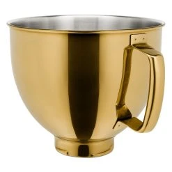 KitchenAid 5-Quart Radiant Gold Stainless Steel Metallic Bowl + Flex Edge Beater | Fits 4.5-Quart & 5-Quart KitchenAid Tilt-Head Stand Mixers 12 KitchenAid 5-Quart Radiant Gold Stainless Steel Metallic Bowl + Flex Edge Beater | Fits 4.5-Quart & 5-Quart KitchenAid Tilt-Head Stand Mixers -KitchenAid Sales ksm5ssbrg 3 1