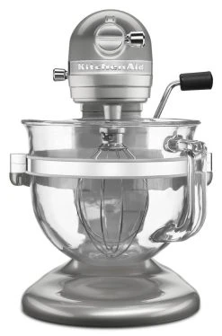 KitchenAid 6-Quart Pro 6500 Design Series Bowl-Lift Stand Mixer | Sugar Pearl Silver -KitchenAid Sales ksm6521xsr kitchenaid mixer 6qt pro6500