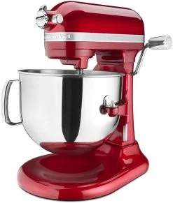 KitchenAid 7-Quart Pro Line Bowl-Lift Stand Mixer | Candy Apple Red -KitchenAid Sales ksm7586pcamixer popup