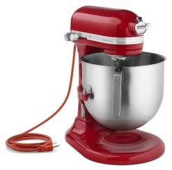 KitchenAid Commercial 8-Quart Stand Mixer | Empire Red -KitchenAid Sales ksm8990er empire red commercial mixer kitchenaid 2