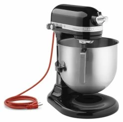 KitchenAid Commercial 8-Quart Stand Mixer | Onyx Black -KitchenAid Sales ksm8990ob kitchenaid stand mixer onyx black 3
