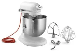 KitchenAid Commercial 8-Quart Stand Mixer | White -KitchenAid Sales ksm8990wh kitchenaid commercial mixer white