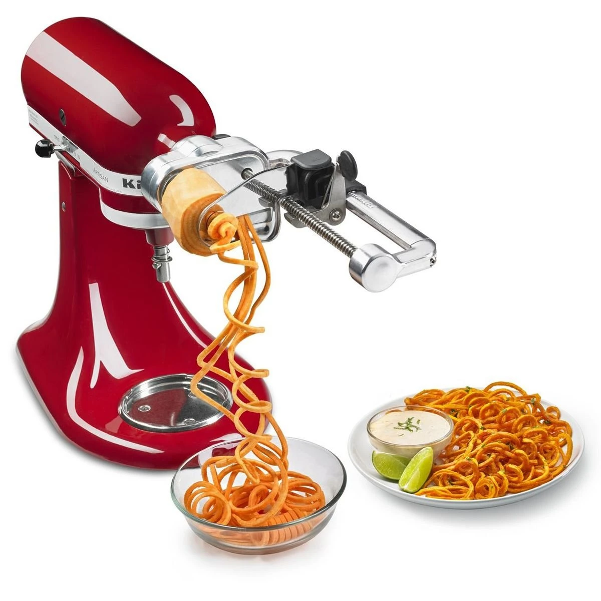 KitchenAid Spiralizer Accessory: Angel Hair & Thin Slice Blades (Attaches To Spiralizer Attachment KSM1APC) 4 KitchenAid Spiralizer Accessory: Angel Hair & Thin Slice Blades (Attaches To Spiralizer Attachment KSM1APC) - Image 2