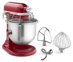 KitchenAid Commercial 8-Quart Bowl-Lift Stand Mixer With Bowl Guard | Empire Red -KitchenAid Sales ksmc895er kitchenaid commercial mixer 2
