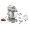 KitchenAid Commercial 8-Quart Bowl-Lift Stand Mixer With Bowl Guard | Nickel Pearl