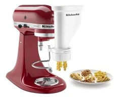 KitchenAid Gourmet Pasta Press Attachment (Bucatini, Rigatoni, Spaghetti, Fusilli, Large & Small Macaroni) -KitchenAid Sales ksmpexta kitchenaid pasta press