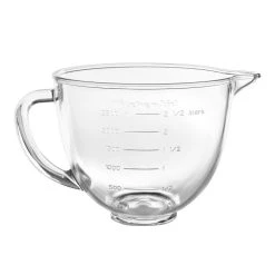 KitchenAid 3.5-Quart Glass Bowl + Flex Edge Beater | Fits 3.5-Quart KitchenAid Artisan Mini Tilt-Head Stand Mixers -KitchenAid Sales main maybe glass bowl 1