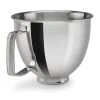 KitchenAid 3.5-Quart Flared Polished Stainless Steel Bowl | Fits 3.5-Quart KitchenAid Artisan Mini Stand Mixers -KitchenAid Sales miniss1