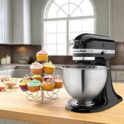 KitchenAid 4.5-Quart Classic Tilt-Head Stand Mixer | Onyx Black -KitchenAid Sales mix 2