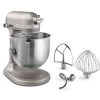 KitchenAid Commercial 8-Quart Stand Mixer | Nickel Pearl -KitchenAid Sales nickel pearl ksm8990np 2