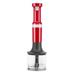 KitchenAid Variable Speed Cordless Hand Blender + Chopper & Whisk Accessories | Passion Red 10 KitchenAid Variable Speed Cordless Hand Blender + Chopper & Whisk Accessories | Passion Red -KitchenAid Sales onwhite3 3