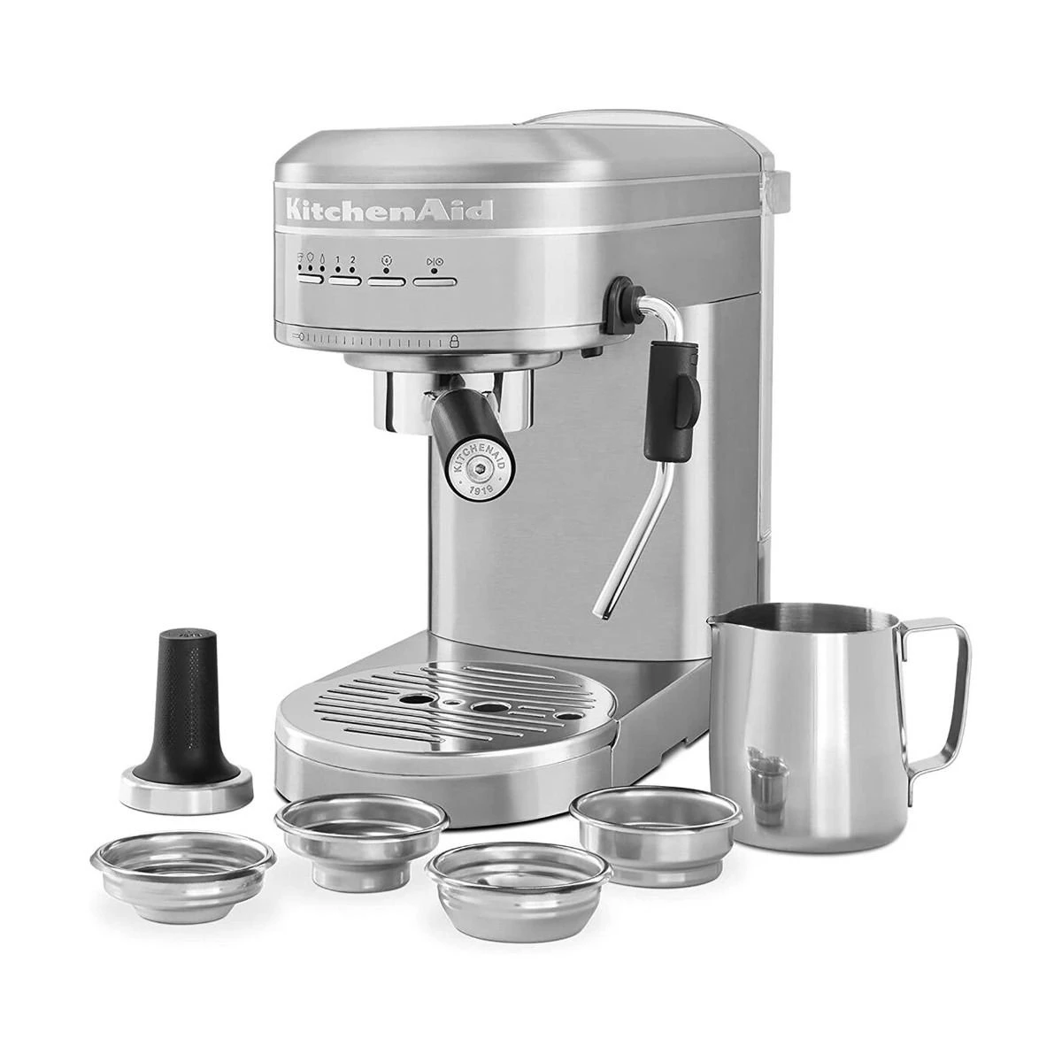 KitchenAid Semi Auto Metal Espresso Maker | Brushed Stainless Steel 5 KitchenAid Semi Auto Metal Espresso Maker | Brushed Stainless Steel - Image 3