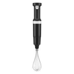 KitchenAid Variable Speed Cordless Hand Blender + Chopper & Whisk Accessories | Black Matte -KitchenAid Sales onwhite4 1