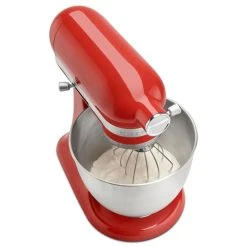 KitchenAid 3.5-Quart Brushed Stainless Steel Bowl + Flex Edge Accessory Pack | Fits 3.5-Quart KitchenAid Artisan Mini Tilt-Head Stand Mixers -KitchenAid Sales p160003 46z 1 1 1
