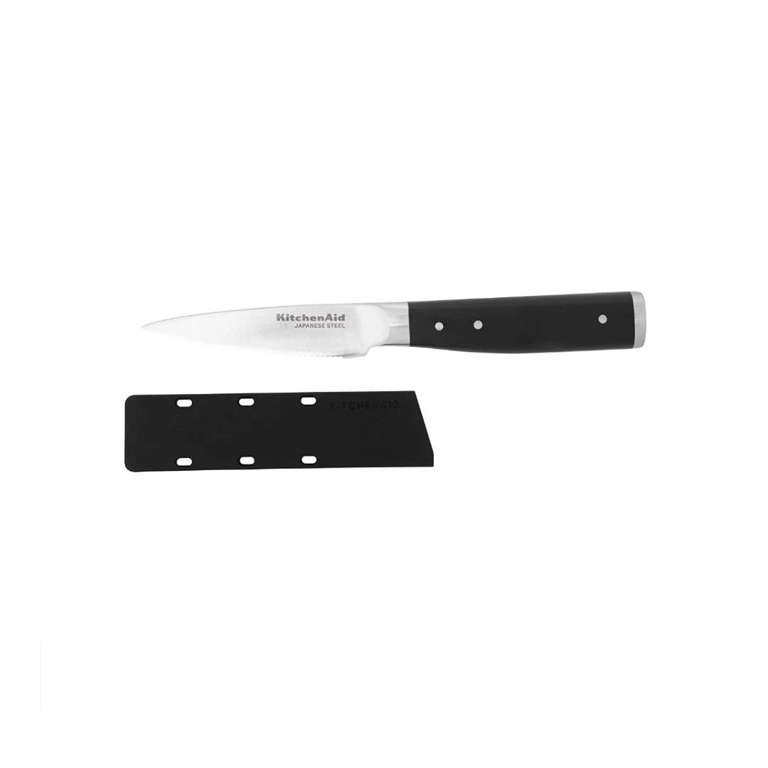 KitchenAid Gourmet Forged 3.5" Paring Knife With Sheath | Serrated 4 KitchenAid Gourmet Forged 3.5" Paring Knife With Sheath | Serrated - Image 2