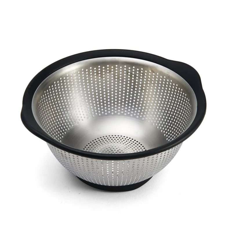 KitchenAid Universal 3 Qt. Colander | Black & Stainless Steel 4 KitchenAid Universal 3 Qt. Colander | Black & Stainless Steel - Image 2