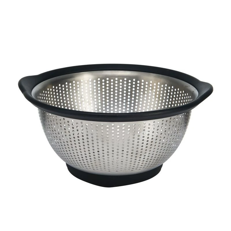 KitchenAid Universal 3 Qt. Colander | Black & Stainless Steel 3 KitchenAid Universal 3 Qt. Colander | Black & Stainless Steel