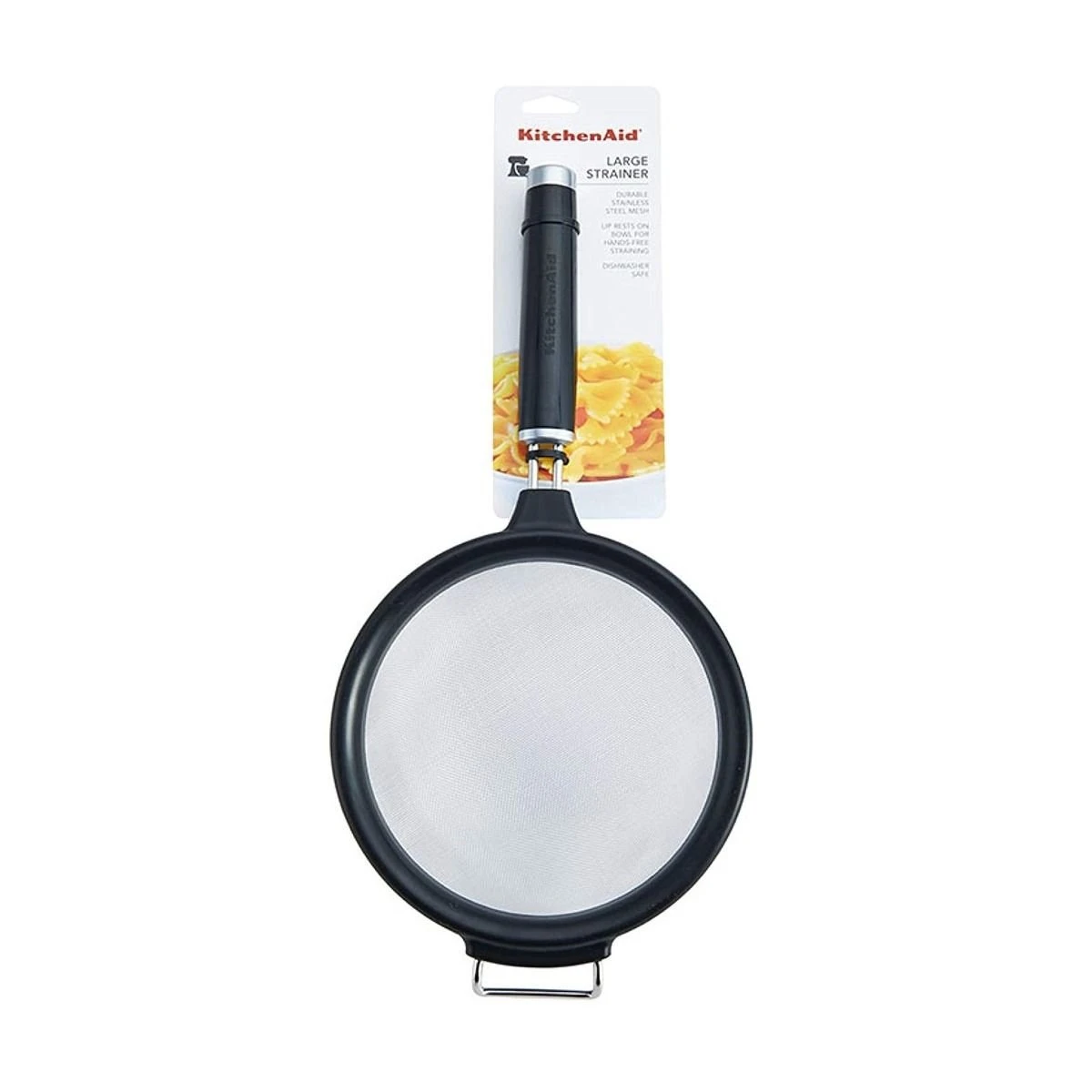 KitchenAid Classic 7" Strainer | Black 5 KitchenAid Classic 7" Strainer | Black - Image 3